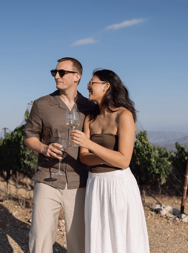 Reserving a private wine tasting at Ojai Mountain